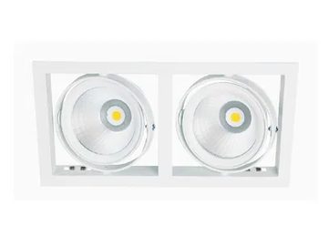 FIRST DUO - Recessed LED multiple powder coated aluminium spotlight by Metalmek