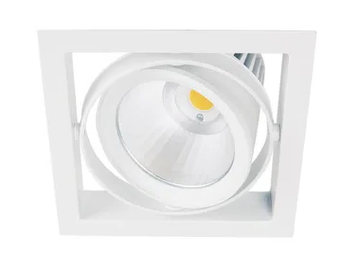 FIRST SINGLE - Recessed LED adjustable powder coated aluminium spotlight by Metalmek