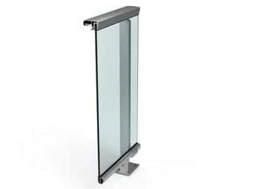 PISA - Glass and aluminium parapet by METRA Building