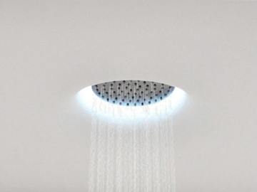 BOMBO - Built-in rain shower with built-in lights by MG12