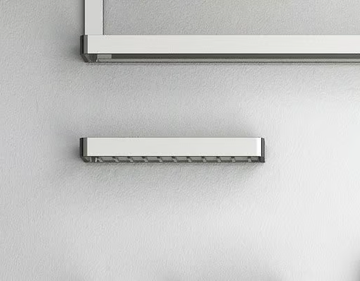 DEEP - Brass bathroom wall shelf by MG12
