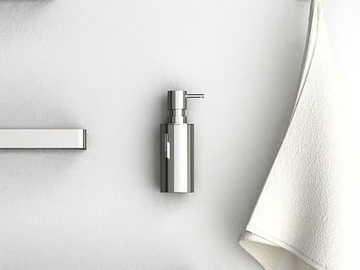 DEEP - Wall-mounted brass Bathroom soap dispenser by MG12