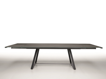 ALFRED - Extending rectangular glass ceramic table by Midj