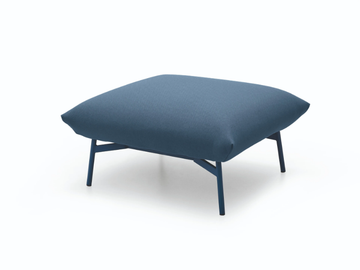 AREA B1 M TS - Upholstered rectangular fabric pouf by Midj