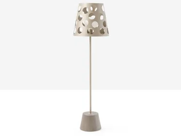 BOLLE - LED painted metal floor lamp by Midj