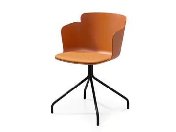 CALLA PM X PP - Trestle-based polypropylene chair with armrests by Midj
