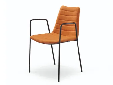COVER P MT - Upholstered chair with armrests by Midj