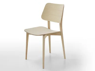 JOE S L-LG - Wooden restaurant chair by Midj