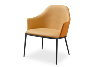 LEA AP - Fabric easy chair with armrests by Midj