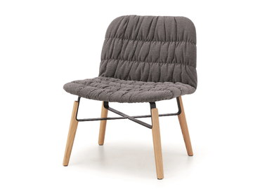 LIÙ AT ML - Upholstered fabric armchair by Midj