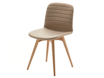 LIÙ LG - Upholstered wooden chair by Midj