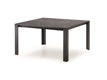 MARCOPOLO - Extending square glass ceramic dining table by Midj