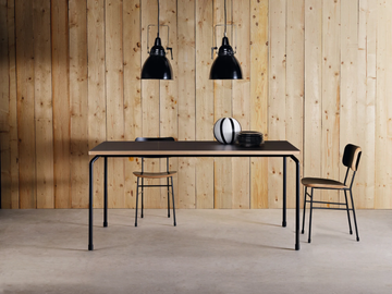 MASTER - Extending rectangular Fenix-NTM® dining table by Midj