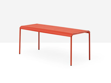 Ola - Rectangular steel garden side table by Midj