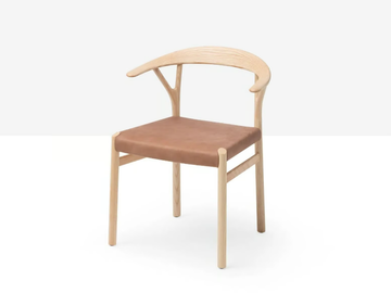 OSLO P L CU - Ash easy chair with armrests by Midj