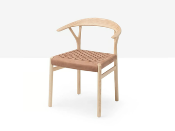 OSLO P L CU-X - Ash chair by Midj