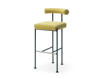 QUA-NDO H65/75 M TS - Upholstered high stool by Midj