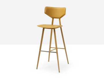 Tosca H65/75 M CU - Tanned leather stool by Midj