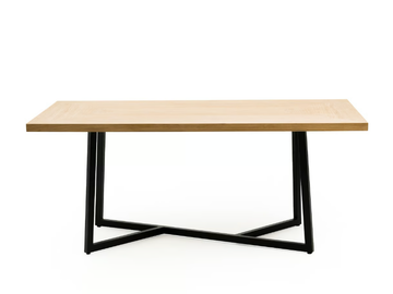 CAROL - Rectangular wooden table by Mila Maurizi