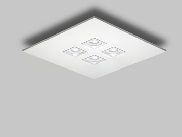 POLIFEMO 4035 - LED metal ceiling light by Milan Iluminación