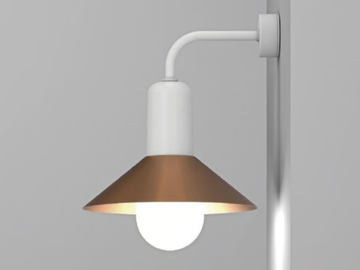 TAGOMAGO 6628 - LED polycarbonate wall lamp with fixed arm by Milan Iluminación