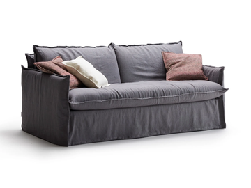 CLARKE - Fabric sofa bed with removable cover by Milano Bedding