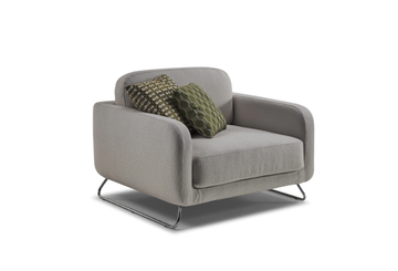 FREDDIE - Fabric armchair bed with armrests by Milano Bedding