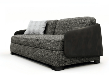 VIVIEN - 3 seater fabric sofa bed by Milano Bedding