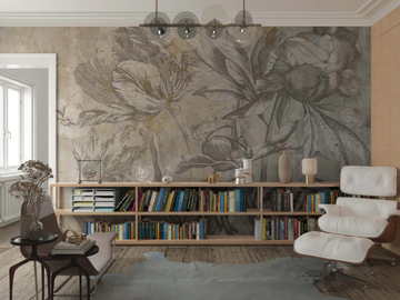 ARAZZO - Panoramic wallpaper with floral pattern by MILLE997
