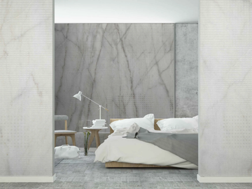 CUBO - Sound absorbing marble effect wallpaper by MILLE997