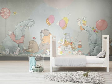 FANTABOSCO - Motif nonwoven kids wallpaper by MILLE997