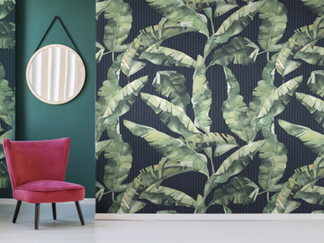 PLATANO - Panoramic wallpaper with floral pattern by MILLE997
