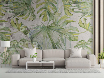 WIKI - Panoramic wallpaper with floral pattern by MILLE997