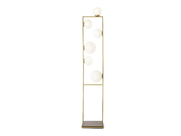BUBLE - Glass and steel floor lamp with dimmer by Miloox