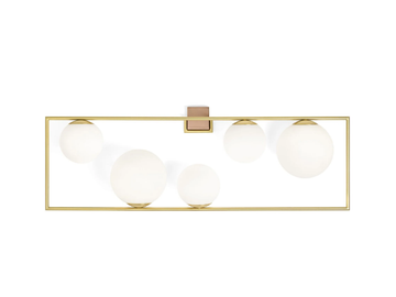 BUBLE - Glass and steel wall lamp by Miloox