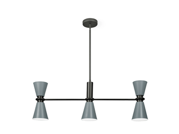 GRAAL - Painted metal pendant lamp by Miloox