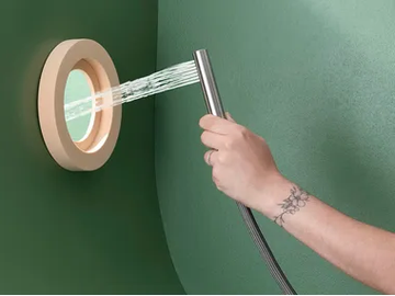 STEELA 0700-G50S - Stainless steel handshower with hose by MINA