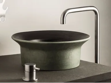 STIRIANA 6328T+6190 - 2 hole countertop washbasin mixer by MINA