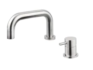 STIRIANA 6580 - Stainless steel bathtub set with hand shower by MINA