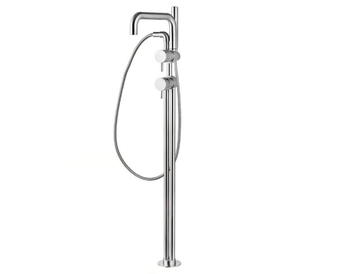 STIRIANA 6780400T - Floor standing stainless steel bathtub mixer with hand shower by MINA