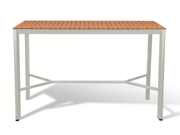 MINDO 102 - Rectangular teak high table by Mindo