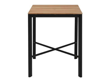 MINDO 102 - Square teak high table by Mindo