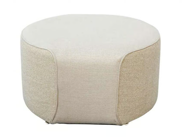 MINDO 108 - Round upholstered Sunbrella® pouf by Mindo