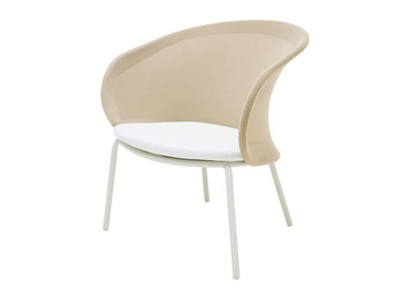 MINDO 114 - Garden recycled plastic easy chair with integrated cushion by Mindo
