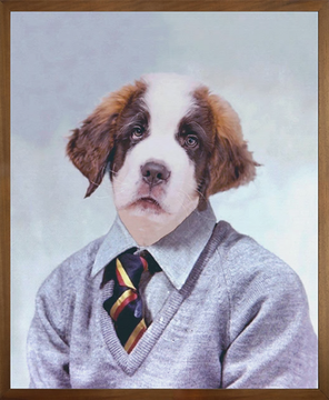 BERNARD HR - Canvas print by Mineheart