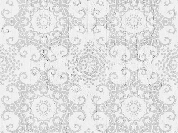 GEOMETRIC DAMASK - Damask non-woven paper wallpaper strip by Mineheart