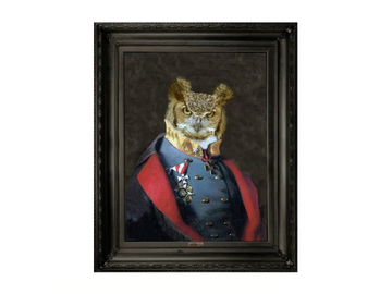 GRANDFATHER OLAF - Canvas print by Mineheart