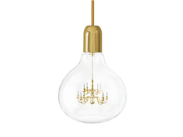 KING EDISON - Blown glass pendant lamp by Mineheart