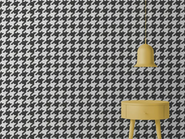 PIED DE POULE - Wall effect optical non-woven paper wallpaper by Mineheart