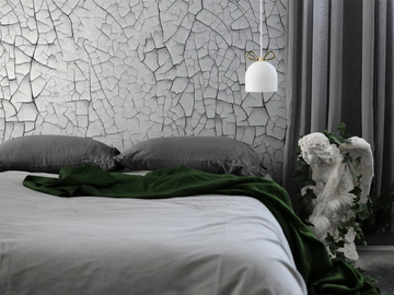 SCRATCH - 3D effect wall effect non-woven paper wallpaper strip by Mineheart
